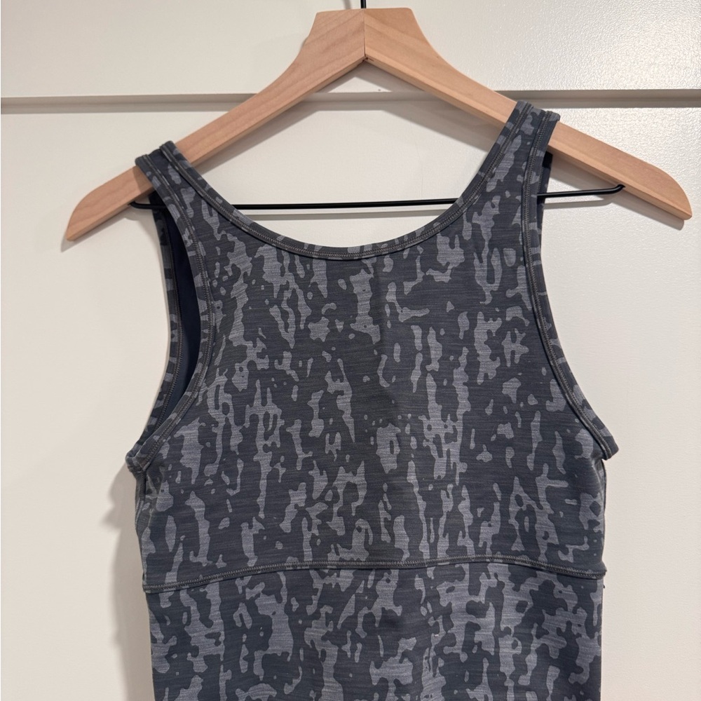 lululemon athletica Gray Camo Tank Top